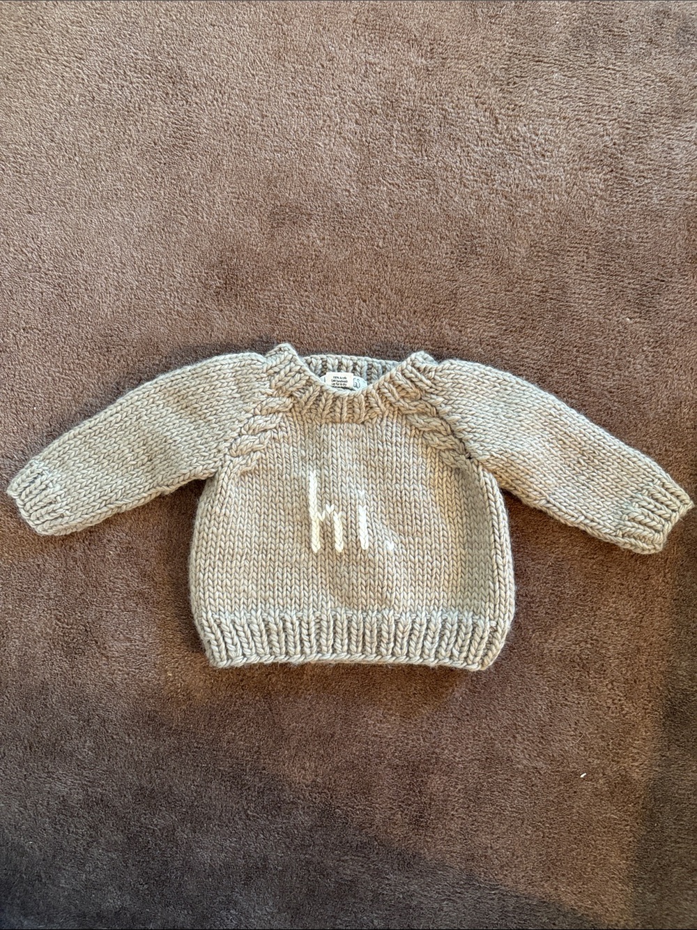 Chunky Knit Baby Sweater